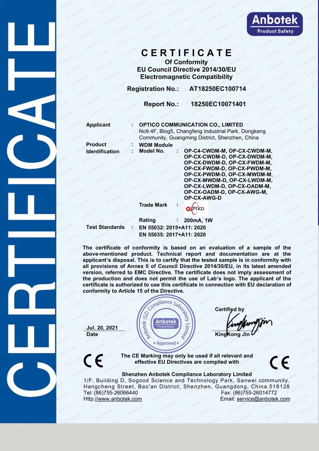 WDM-CE