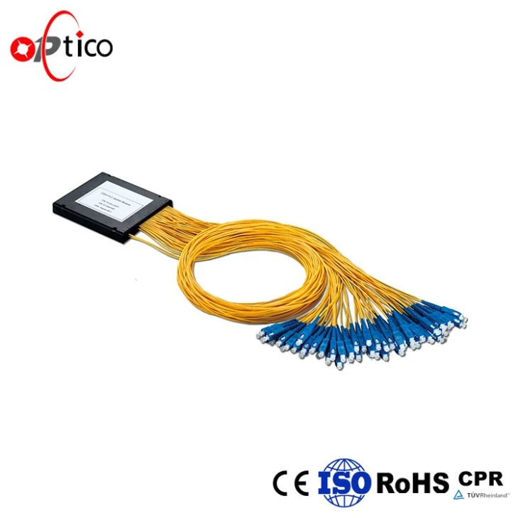 Optični PLC Splitter SM 2*32 Plastična škatla