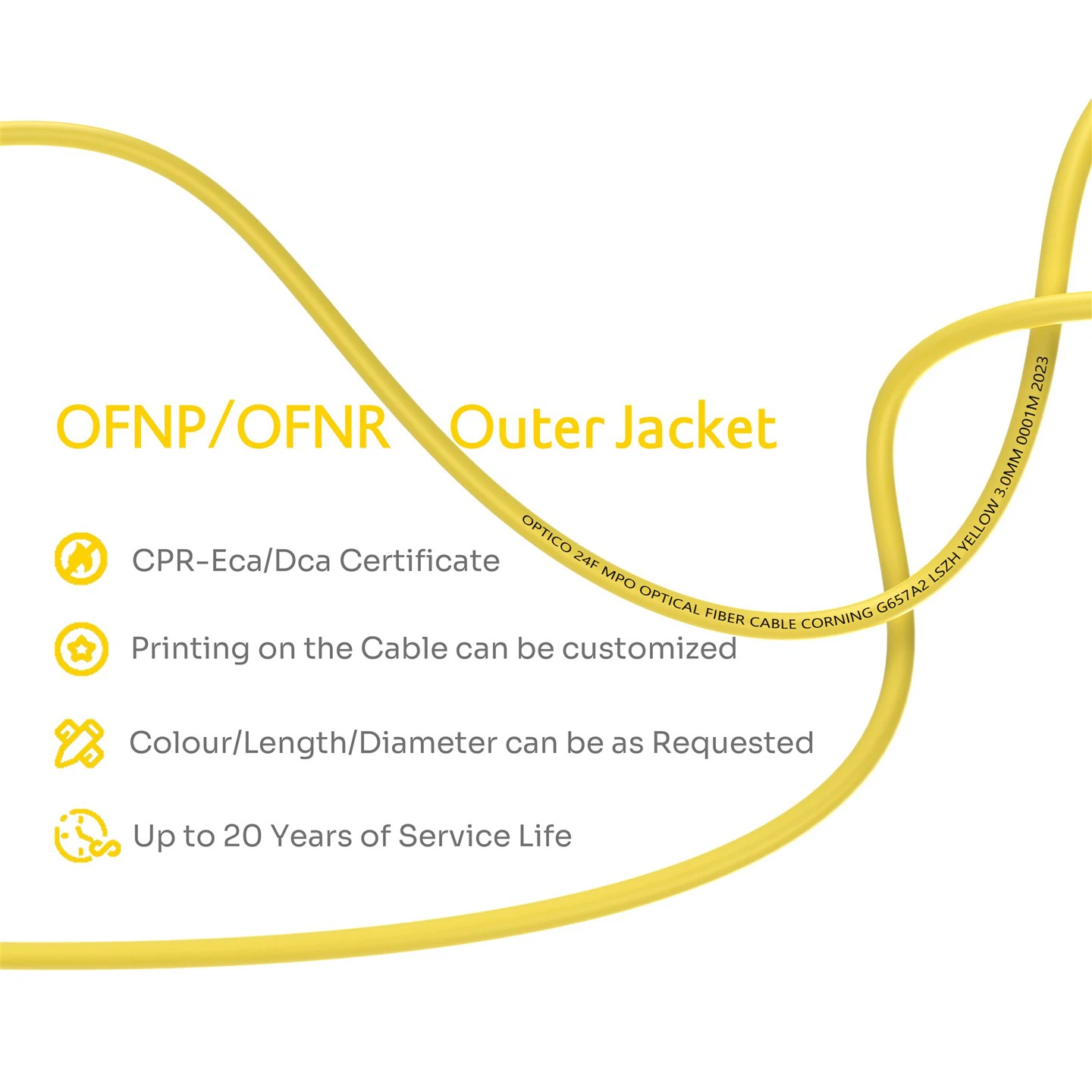 24F MTP MPO Y Type Patchcord OS2 UPC