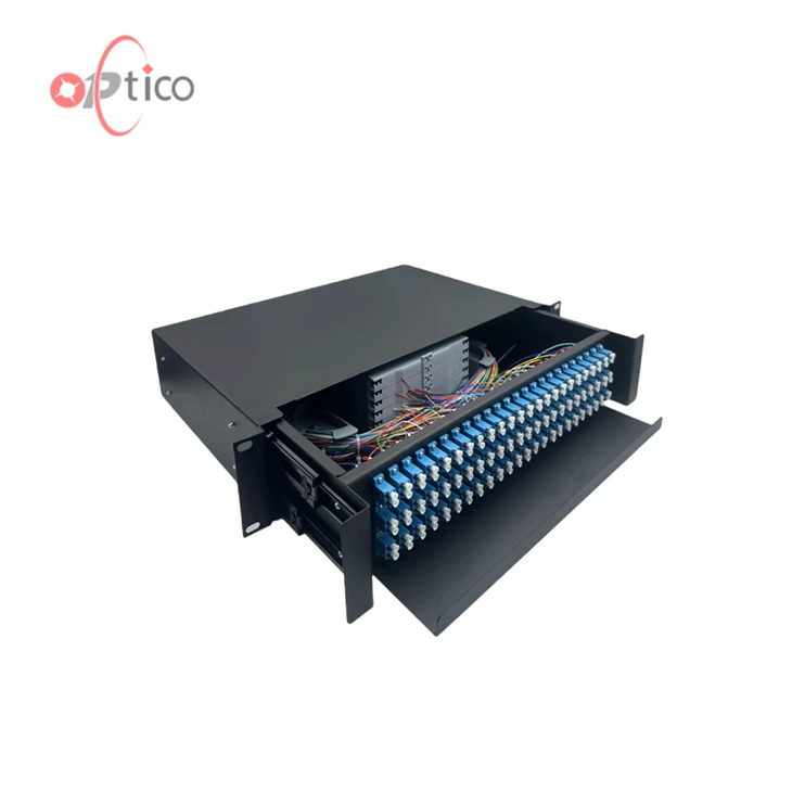 2U Fiber Patch Panel, 144 LC Duplex ODF