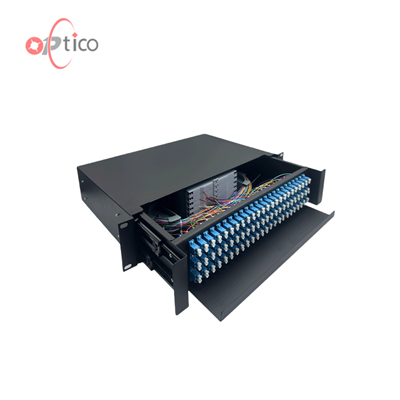 2U Fiber Patch Panel, 144 LC Duplex ODF