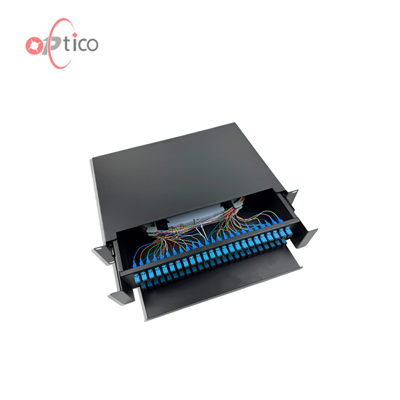 2U Fiber Patch Panel, 48 SC Simplex ODF